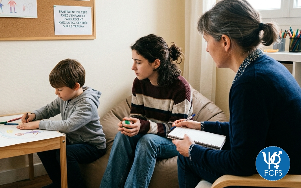 Thérapies TCC centrée sur le trauma pour les enfants et les adolescents